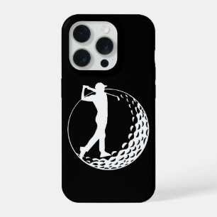 Golf liefhebber, golfer iPhone 15 pro case