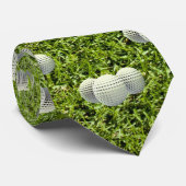 Golf Liefhebber Groen Trendy Stropdas (Opgerold)