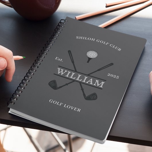 Golf Liefhebber Kruis Club Log Notitieboek