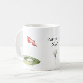 Golf Liefhebber Putter Op Koffiemok (Voorkant links)