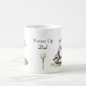 Golf Liefhebber Putter Op Koffiemok (Center)
