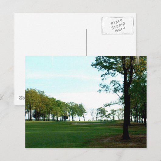 Golf Links Briefkaarten (Voorkant / Achterkant)