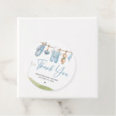 Golf Little Putter Baby Shower Bedankjes Labels (In situ)