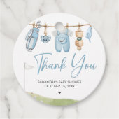 Golf Little Putter Baby Shower Bedankjes Labels (Voorkant)