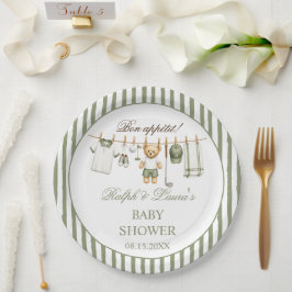 Golf Little Putter Beer Baby Shower Papieren Bordje
