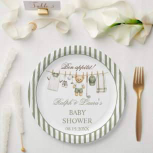 Golf Little Putter Beer Baby Shower  Papieren Bordje