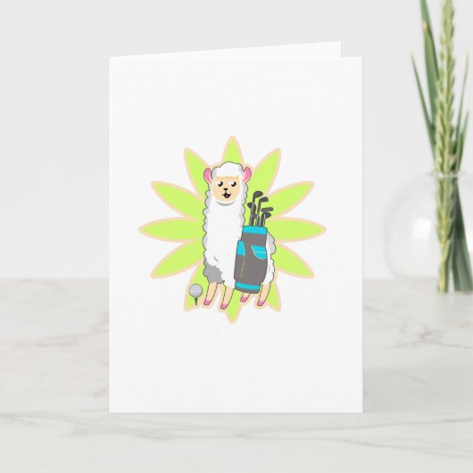 Golf Llama Kaart (Voorkant)