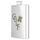 Golf Logo en cursus, klassieke heupkolf Flacon (Links)