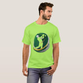 Golf Logo met een Silhouet Swing T-shirt (Voorkant volledig)