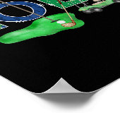 Golf Lola Hole In One Golf 1st Birthday Boy Party  Poster (Hoek)