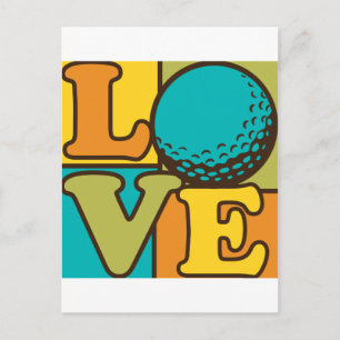 Golf Love Briefkaart