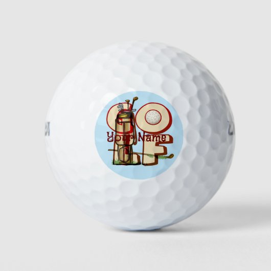 Golf Love Golfballen (Voorkant)