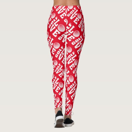 Golf Love Print Leggings (Achterkant)