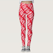 Golf Love Print Leggings (Voorkant)