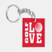 Golf LOVE Sleutelhanger (Voorkant Links)