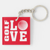 Golf LOVE Sleutelhanger (Achterkant)