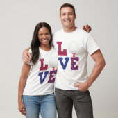 Golf Love Word Art T-shirt (Unisex)