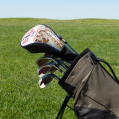 Golf Lover Beste Pap Ooit Foto Collage Vaders Dag Golfheadcover (Insitu)