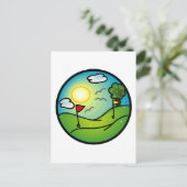 Golf Lover Briefkaart (Staand voorkant)