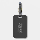 Golf Lover Cross Club Bagagelabel (Achterkant verticaal)