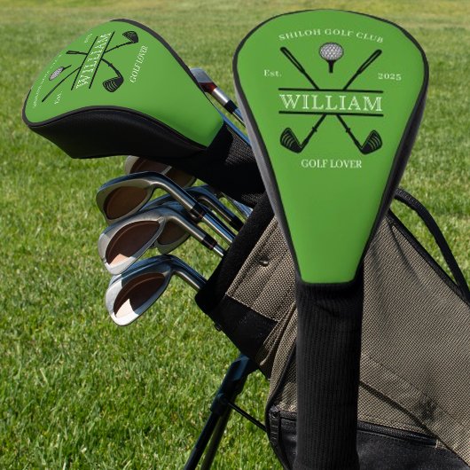 Golf Lover Cross Club Groen Golfheadcover