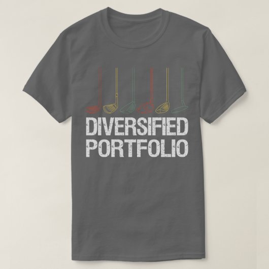 Golf Lover Diversified Portfolio IV T-shirt (Design voorkant)