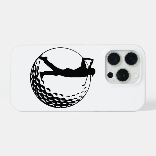 Golf Lover, Golfer iPhone Hoesje (Achterkant horizontaal)