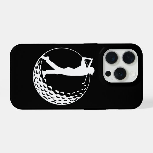 Golf Lover, Golfer  iPhone Hoesje (Achterkant horizontaal)