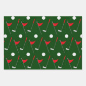 Golf Lover, Golfgift, Sportpatroon Inpakpapier Vel (Voorkant 2)