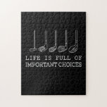 Golf Lover |Het leven is vol belangrijke keuzes go Legpuzzel<br><div class="desc">Golf Lover |Het leven is vol belangrijke keuzes golf</div>