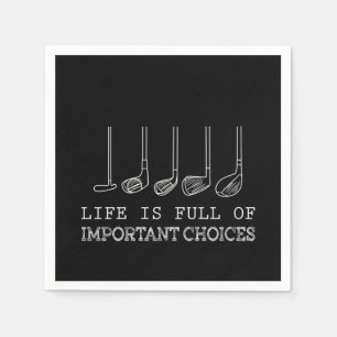 Golf Lover   Het leven is vol belangrijke keuzes Servet