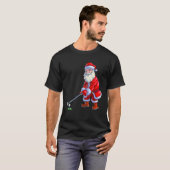 Golf Lover Mannen Golf Club Golfing Santa C T-shirt (Voorkant volledig)
