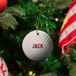 Golf Lover Persoonlijk Ornament