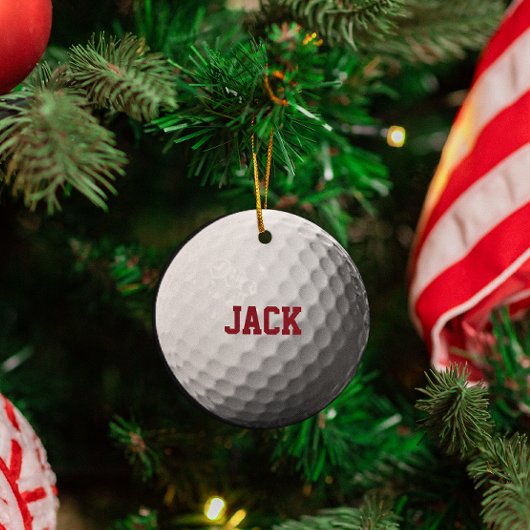 Golf Lover Persoonlijk Ornament