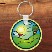 Golf Lover Sleutelhanger (Voorkant)
