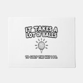 Golf Lover T-Shirt Design Deurmat (Voorkant)