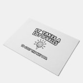 Golf Lover T-Shirt Design Deurmat (Schuin)