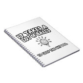 Golf Lover T-Shirt Design Notitieboek (Rechterzijde)