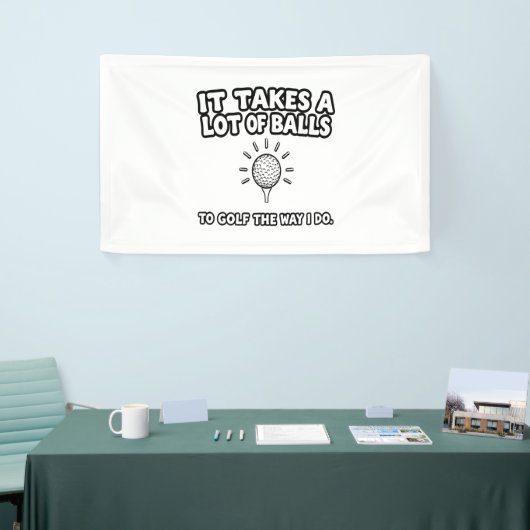 Golf Lover T-Shirt Design Spandoek (Beurs)