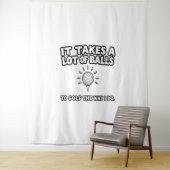 Golf Lover T-Shirt Design Wandkleed (In situ)