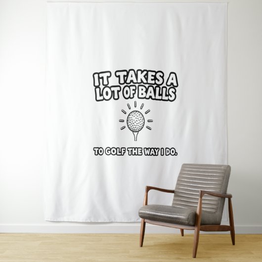 Golf Lover T-Shirt Design Wandkleed (In situ)