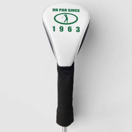 Golf Lover's 60ste verjaardag 1963 Golfheadcover (Voorkant)