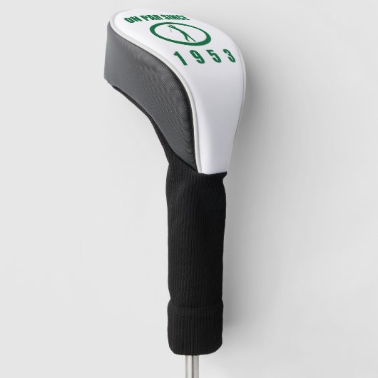 Golf Lover's 70ste verjaardag 1953 Golfheadcover (Schuin)