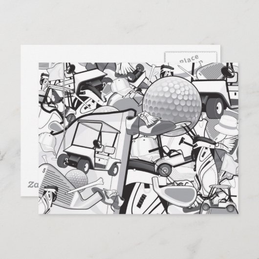 Golf Lovers Briefkaart (Voorkant / Achterkant)