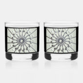 Golf Lover's Gedrukt Rocks Glas (Achterkant)