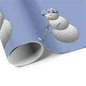 Golf Lovers Kerstmis Cadeaupapier (Rol Hoek)