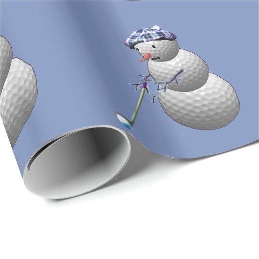 Golf Lovers Kerstmis Cadeaupapier (Rol Hoek)