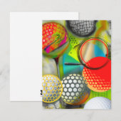 Golf Lovers Notitiekaartje (Voorkant / Achterkant)