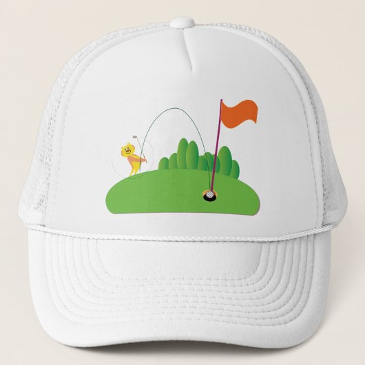 Golf Lovers: tijger Trucker Pet (Voorkant)