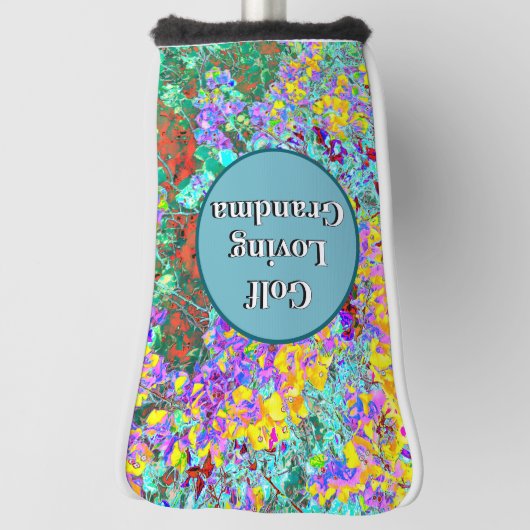 "Golf Loving Grandma" Golf Head Cover (Draai 90)